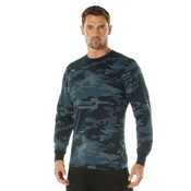 Mens Long Sleeve Camo T-Shirt