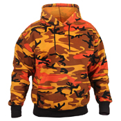 Camo Pullover Hooded Sweatshirt