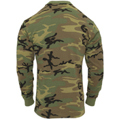 Ultra Force Long Sleeve Vintage T-Shirt - Woodland Camo