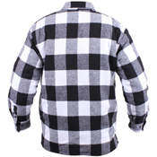 Mens Extra Heavyweight Buffalo Plaid Sherpa-Lined Flannel Shirts