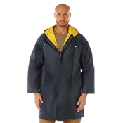 Mens PVC Inner Attached Hood with Under Arm Vent