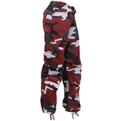 Womens Paratrooper Colored Camo Fatigues Pant