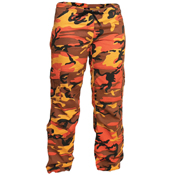 Womens Paratrooper Colored Camo Fatigues Pant