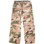 Womens Camo Vintage Paratrooper Fatigue Pants
