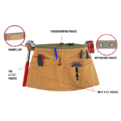Ultra Force Canvas Waist Work Apron