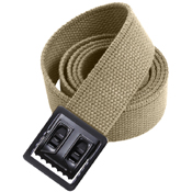 Military Web Belts 44 Inches W Open Face Black Buckle