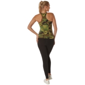 Womens Camo Workout Performance Tank Top