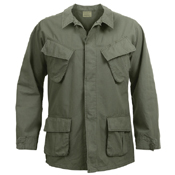 Vintage Vietnam Rip-Stop Fatigue Shirt