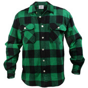 Extra Heavyweight Buffalo Plaid Flannel Shirt