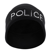 Embroidered Police Watch Cap