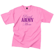 Womens Proud Army Mom T-Shirt