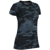 Womens Long Length Camo T-Shirt