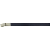 Military Navy Blue Web Belts with Flip Chrome Buckle