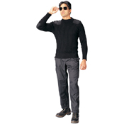 Mens Government Type Wool Commando Sweater
