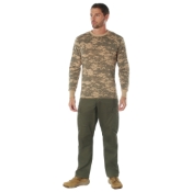 Mens Long Sleeve Digital Camo T-Shirts