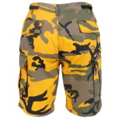 Mens Colored Camo BDU Shorts