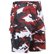 Mens Colored Camo BDU Shorts