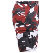 Mens Colored Camo BDU Shorts