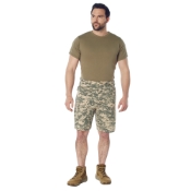 Mens Camo Combat Military BDU Shorts
