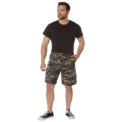 Mens Camo Combat Military BDU Shorts