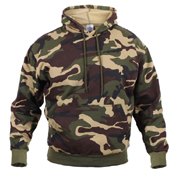 Camo Pullover Hooded Sweatshirt