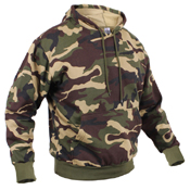 Camo Pullover Hooded Sweatshirt