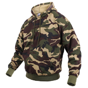 Camo Pullover Hooded Sweatshirt