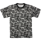 Mens Vintage Black Faded Guns T-Shirt