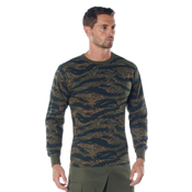 Mens Long Sleeve Camo T-Shirt