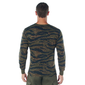 Mens Long Sleeve Camo T-Shirt