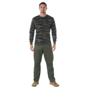 Mens Long Sleeve Camo T-Shirt