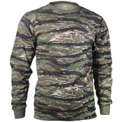 Mens Long Sleeve Camo T-Shirt