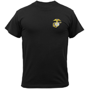 Mens Globe And Anchor Logo T-Shirt