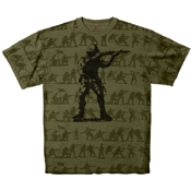 Soldier Camo T-Shirt - Olive Drab