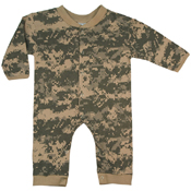 Infant Camo Long Sleeve And Leg One-Piece Bodysuit