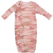 Infant Long Sleeve Camo Sleeper One-Piece