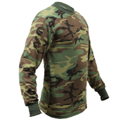 Mens Long Sleeve Camo T-Shirt