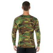 Mens Long Sleeve Camo T-Shirt