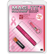 Solitaire AAA Breast Cancer Awareness Flashlight