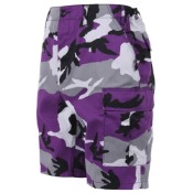 Mens Colored Camo BDU Shorts