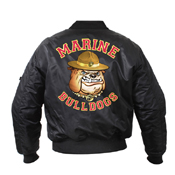 Mens Marine Bulldog MA-1 Flight Jacket