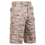 Mens Long Length Camo BDU Short