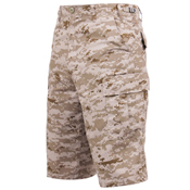 Mens Long Length Camo BDU Short