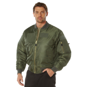 Mens MA-1 Flight Jacket with Patches
