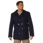 Mens US Navy Type Pea Coat