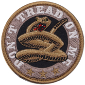 Round Dont Tread On Me Morale Patch