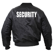 Mens MA-1 Flight Security Jacket