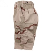Mens Colored Camo BDU Shorts