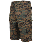 Mens Long Length Camo BDU Short