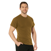 Mens Solid Color 100 Percent Cotton T-Shirt